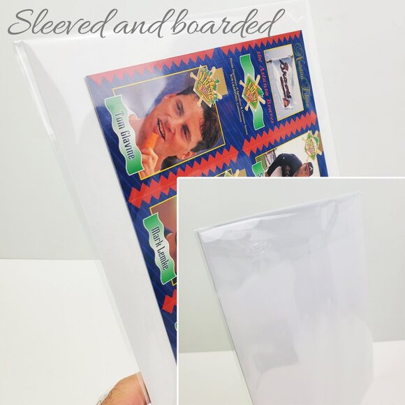 Atlanta Braves Vintage 1993 Nutrition Edition Baseball Cards Sheet Uncut 90s MLB - Picture 3 of 12